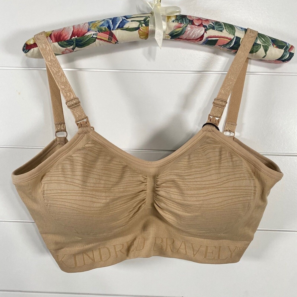 Kindred Bravely Womens Sublime Hands Free Pumping & Nursing Bra Sz Small NWT Tan